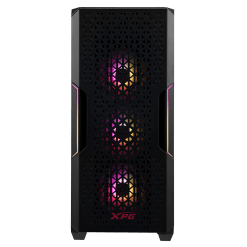 Alternative view of XPG STARKER AIR Mid-Tower PC Gaming Case Chassis with 2 Fans Included Black