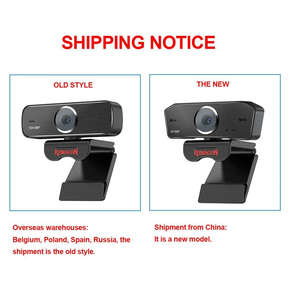 Redragon HITMAN 1080P Streaming and Video Calling Webcam with Built-in Dual Microphone 360-Degree Rotation (GW800) - Image 6