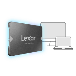 Lexar NS100 128GB 2.5inch SATA III (6Gb/s) Internal SSD Solid State Drive - Image 3