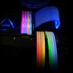 Alternative view of XPG Prime ARGB Extension Cable 8pin VGA Connector Patented Ultra Dense Optical Fiber Support Control Software