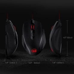 Redragon M709-1 TIGER 2 Gaming Mouse 10,000 DPI Red LED Wired Optical - Image 4
