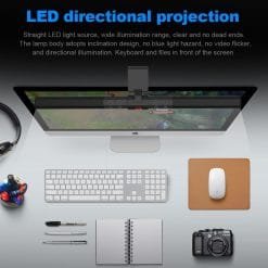 Redragon BERYL GML-113 Dimming Eye-Care LED Desk Lamp Light Bar for Gaming PC Monitor light 9 Redragon BERYL GML-113 Dimming Eye-Care LED Desk Lamp Light Bar for Gaming PC Monitor light - Image 3