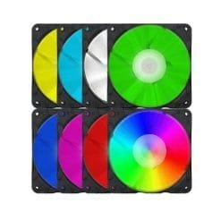Redragon 3 Pack RGB 120mm PC Cooling Fan LED Quiet High Airflow (GC-F007) 10 Redragon 3 Pack RGB 120mm PC Cooling Fan LED Quiet High Airflow (GC-F007) - Image 4