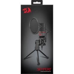 Redragon GM100 SEYFERT Gaming Streaming and Studio Microphone with stand 3.5mm Connector Mic 14 Redragon GM100 SEYFERT Gaming Streaming and Studio Microphone with stand 3.5mm Connector Mic - Image 7