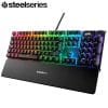 SteelSeries Apex 7 Mechanical Gaming Keyboard with OLED Smart Display and USB Passthrough and Media Controls Blue Switches Clicky 12 09016dd75b95bfc6464a512e7f703b80
