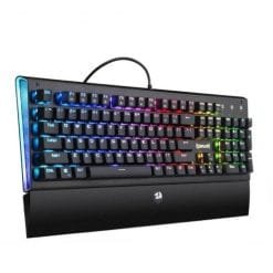 Redragon K569 ARYAMAN RGB Mechanical Gaming Keyboard Blue Switches with Wrist Rest and Side Panel RGB Lights 11 Redragon K569 ARYAMAN RGB Mechanical Gaming Keyboard Blue Switches with Wrist Rest and Side Panel RGB Lights - Image 4
