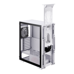 XPG STARKER AIR Mid-Tower PC Gaming Case Chassis with 2 Fans Included White - Image 3