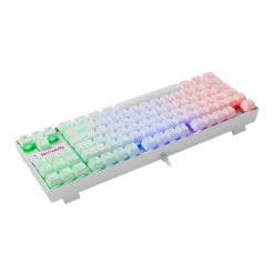 Redragon K552 KUMARA TKL RGB Mechanical Gaming Keyboard Metal Plate Blue Switch Clicky White 7 Redragon K552 KUMARA TKL RGB Mechanical Gaming Keyboard Metal Plate Blue Switch Clicky White - Image 3