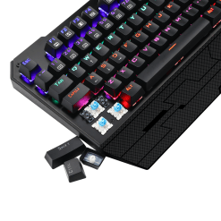 T-DAGGER Battleship T-TGK301 Gaming Mechanical Keyboard Rainbow Led Light with Blue Switch 9 T-DAGGER Battleship T-TGK301 Gaming Mechanical Keyboard Rainbow Led Light with Blue Switch - Image 5