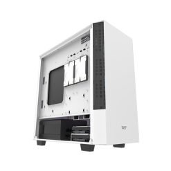 Alternative view of Aigo Darkflash DLV22 ATX Gaming Desktop Computer Case with Rightside Door Opening and Tempered Glass