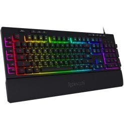 Alternative view of Redragon K512 RGB Membrane Gaming Keyboard with Multimedia Keys 6 Extra On-Board Macro Keys and Media Control