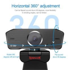 Redragon HITMAN 1080P Streaming and Video Calling Webcam with Built-in Dual Microphone 360-Degree Rotation (GW800) 8 Redragon HITMAN 1080P Streaming and Video Calling Webcam with Built-in Dual Microphone 360-Degree Rotation (GW800) - Image 3
