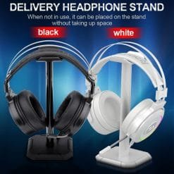Redragon H320 LAMIA 2 7.1 Surround Sound RGB USB Gaming Headset with Stand White 9 Redragon H320 LAMIA 2 7.1 Surround Sound RGB USB Gaming Headset with Stand White - Image 5