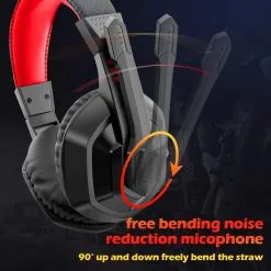 Alternative view of Redragon H120 ARES Wired Gaming Headset with Mic 3.5mm Pro Gamer For PC PS4 Switch Stereo