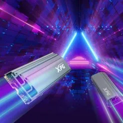 Alternative view of XPG GAMMIX S70 2TB PCIe Gen4x4 M.2 2280 Gaming SSD Solid State Drive with Big Heat Sink