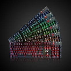 Redragon K556 DEVARAJAS RGB Wired Mechanical Gaming Keyboard 104 Standard Keys Aluminum Base Brown Switches 10 Redragon K556 DEVARAJAS RGB Wired Mechanical Gaming Keyboard 104 Standard Keys Aluminum Base Brown Switches - Image 3