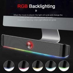 Alternative view of Redragon GS560 ADIEMUS RGB Gaming Sound Bar Speaker with Aux 3.5mm Stereo Music Smart RGB speakers