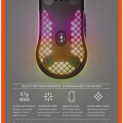 SteelSeries AEROX 3 Super Light Wired Gaming Mouse 8,500 CPI TrueMove Core Optical Sensor Ultra-lightweight Water Resistant Design Universal USB-C connectivity 14 SteelSeries AEROX 3 Super Light Wired Gaming Mouse 8,500 CPI TrueMove Core Optical Sensor Ultra-lightweight Water Resistant Design Universal USB-C connectivity - Image 7