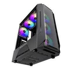 Aigo darkFlash LEO ATX Gaming PC Case Casing Only without Fans 10 Aigo darkFlash LEO ATX Gaming PC Case Casing Only without Fans - Image 4