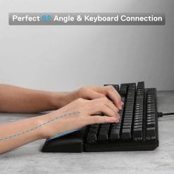 Alternative view of Redragon P037 Meteor L Gaming Keyboard Wrist Rest Pad with Ergonomic Soft Memory Foam for 100% 104 Keys Standard Size 7.12 x 2.87 in, 0.78 inch