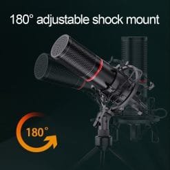 Redragon GM300 BLAZAR Gaming Stream High end Microphone and Kit metal made Support circle LED 10 Redragon GM300 BLAZAR Gaming Stream High end Microphone and Kit metal made Support circle LED - Image 3