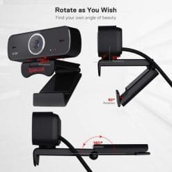Redragon FOBOS 720P Streaming and Video Calling Webcam with Built-in Dual Microphone 360-Degree Rotation (GW600) 7 Redragon FOBOS 720P Streaming and Video Calling Webcam with Built-in Dual Microphone 360-Degree Rotation (GW600) - Image 4