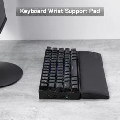 Redragon P035 Meteor S Gaming Keyboard Wrist Rest Pad with Ergonomic Soft Memory Foam for 60% 61 KeyBoards Compact Size 11.38 x 2.87 in, 0.78 inch - Image 4