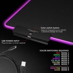 Alternative view of Aigo darkFlash FLEX900 Extended XL Oversize RGB Gaming Mouse Pad (900x400x4.5mm)