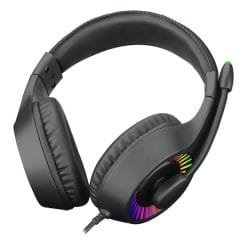 Alternative view of T-DAGGER Caspian RGB Gaming Headset 3.5mm 2X Pins (T-RGH211)