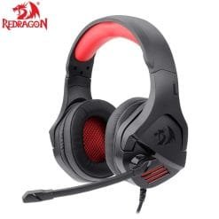 Redragon H250 Theseus 3.5mm Gaming Headset with Red Lighting