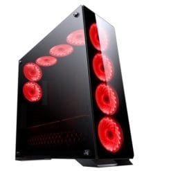 Redragon GC-801 IRONHIDE RGB Dual Side Tempered Glass Desktop Gaming Case with 0.7MM Thickness Steel - Image 4