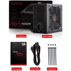 Redragon RGPS 500W Gaming PC Power Supply 80PLUS Bronze (GC-PS001) 13 Redragon RGPS 500W Gaming PC Power Supply 80PLUS Bronze (GC-PS001) - Image 7