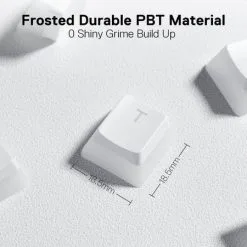 Redragon Scarab A130 Pudding keycaps 104 Key Crystal Mechanical Keyboard Key Caps For Cherry MX style Including key-puller White 7 Redragon Scarab A130 Pudding keycaps 104 Key Crystal Mechanical Keyboard Key Caps For Cherry MX style Including key-puller White - Image 4