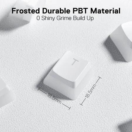 Redragon Scarab A130 Pudding keycaps 104 Key Crystal Mechanical Keyboard Key Caps For Cherry MX style Including key-puller White 4 Redragon Scarab A130 Pudding keycaps 104 Key Crystal Mechanical Keyboard Key Caps For Cherry MX style Including key-puller White - Image 4