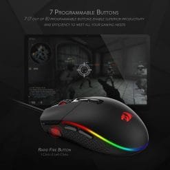 Redragon M719 INVADER RGB Wired Gaming Mouse 10000 DPI 7 Programmable Buttons 11 Redragon M719 INVADER RGB Wired Gaming Mouse 10000 DPI 7 Programmable Buttons - Image 4