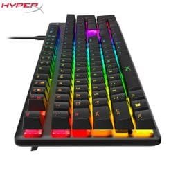Alternative view of OPEN BOX HyperX Alloy Origins RGB Mechanical Gaming Keyboard 104 Keys Red Switches