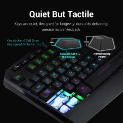 Redragon S101-3 Wired Gaming Keyboard and Mouse Combo, RGB Backlit Gaming Keyboard with Multimedia Keys 3200 DPI 7 Redragon S101-3 Wired Gaming Keyboard and Mouse Combo, RGB Backlit Gaming Keyboard with Multimedia Keys 3200 DPI - Image 3