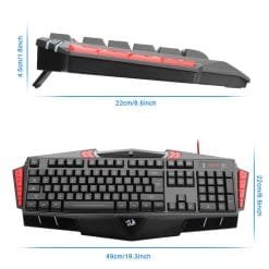 Redragon K501 ASURA 2 RGB Membrane Gaming Keyboard 9 Redragon K501 ASURA 2 RGB Membrane Gaming Keyboard - Image 4