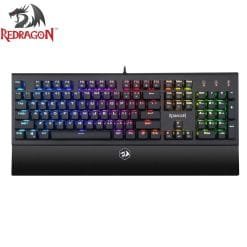 Redragon K569 ARYAMAN RGB Mechanical Gaming Keyboard Blue Switches with Wrist Rest and Side Panel RGB Lights 10 Redragon K569 ARYAMAN RGB Mechanical Gaming Keyboard Blue Switches with Wrist Rest and Side Panel RGB Lights - Image 3