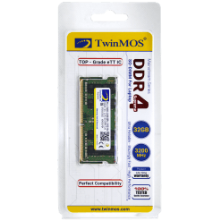Alternative view of TwinMOS 32GB DDR4 3200Mhz Laptop Memory RAM SO-DIMM with TOP-Grade eTT IC