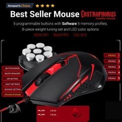 Alternative view of Redragon S101-3 Wired Gaming Keyboard and Mouse Combo, RGB Backlit Gaming Keyboard with Multimedia Keys 3200 DPI