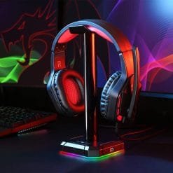 Redragon Scepter Pro RGB Backlit Gaming Headphone Stand with Aluminum Supporting Bar and 4X USB 2.0 Ports( HA300 ) 11 Redragon Scepter Pro RGB Backlit Gaming Headphone Stand with Aluminum Supporting Bar and 4X USB 2.0 Ports( HA300 ) - Image 6