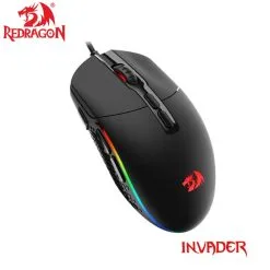 Redragon M719 INVADER RGB Wired Gaming Mouse 10000 DPI 7 Programmable Buttons