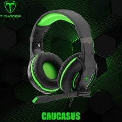 T-DAGGER CAUCASUS Wired Gaming Headset with Microphone 3.5mm jack with BackLite (T-RGH207)