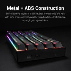 Redragon K599 Deimos KRS RGB Mechanical Gaming Keyboard 2.4G wireless Dual Mode Red Switch 70 Keys - Image 5