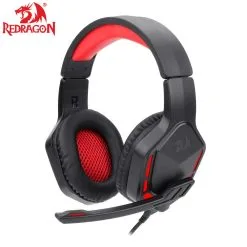 Redragon H220 THEMIS 2 Wired Gaming Headset With Mic for PC, PS4/3, Xbox One and Nintendo Switch with Red LED Light