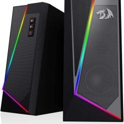 Redragon GS520 ANVIL RGB Desktop 2.0 Channel Gaming Stereo Speaker with 6 Colorful LED Modes 6 Redragon GS520 ANVIL RGB Desktop 2.0 Channel Gaming Stereo Speaker with 6 Colorful LED Modes - Image 3