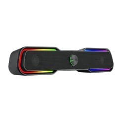 Alternative view of T-DAGGER XRAY Gaming RGB Sound Bar 2 x 3W3.5mmRGB Soundbar USB powered (TGS600)