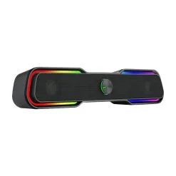 Alternative view of T-DAGGER XRAY Gaming RGB Sound Bar 2 x 3W3.5mmRGB Soundbar USB powered (TGS600)