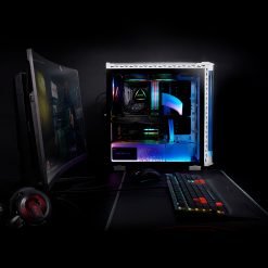 XPG BATTLECRUISER Mid-Tower 4 RGB Fans Tempered Glass Panel PC Gaming Case – White 7 XPG BATTLECRUISER Mid-Tower 4 RGB Fans Tempered Glass Panel PC Gaming Case – White - Image 3
